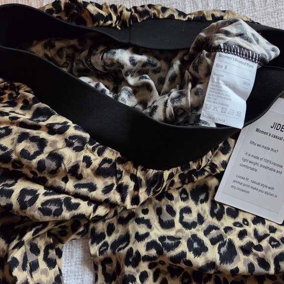 Jideng Leopard Print Joggers - Picture 4 of 4